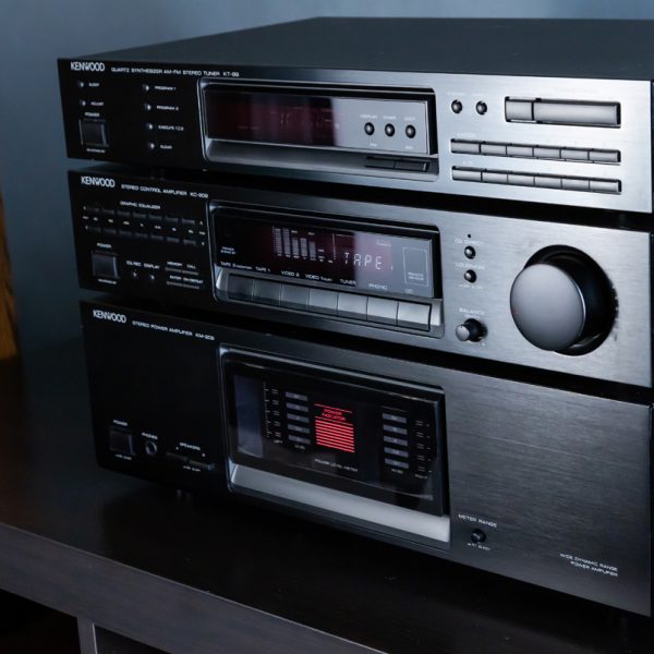 Kenwood Stereo Components System with Speakers and Turntable REVINTAGES